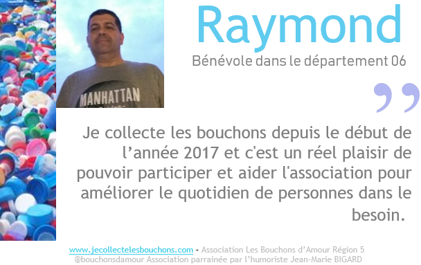 Raymond, bénévole depuis un an
